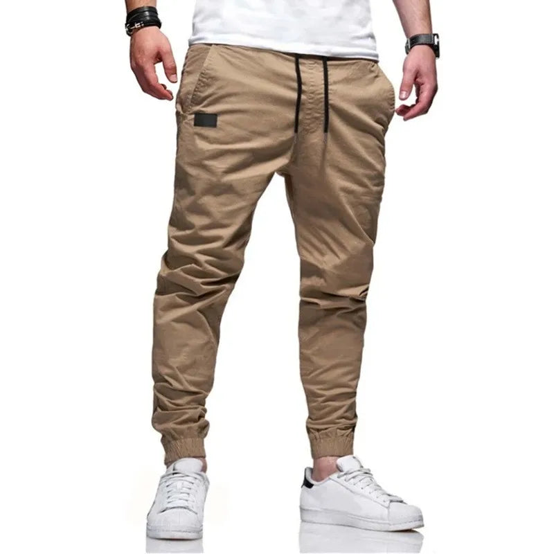 New Men's Casual Sports Pants Sweatpants Male Jogger Cargo Harem Pencil Pants Trousers Multi-pocket Sweatwear - The Fashion Carts