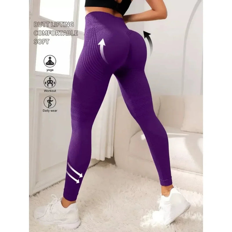 High-Waisted Seamless Gym Leggings
