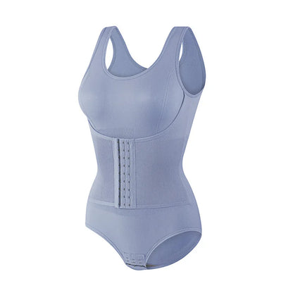 Plus Size Shapewear Bodysuit - High Waist Tummy Control Corset with Adjustable Straps Shapers Woman (Black/Beige, XL-5XL)