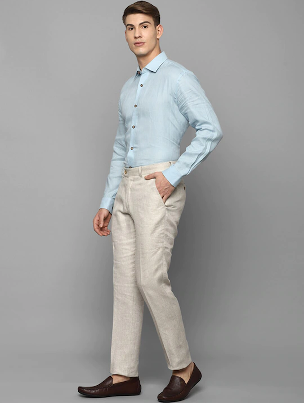 Buy Navy Blue Trousers  Pants for Women by LABEL RITU KUMAR Online   Ajiocom