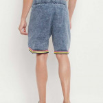 Men Blue Washed Denim Shorts